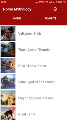 Norse Mythology android App screenshot 0