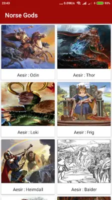 Norse Mythology android App screenshot 4